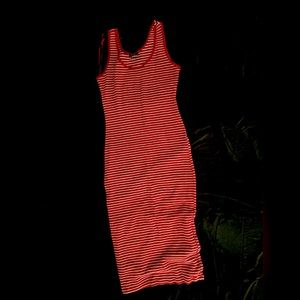 Ambiance calf length stretchy dress